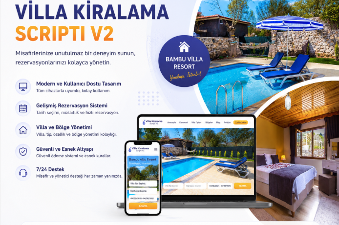 villa kiralama firması web tasarımı