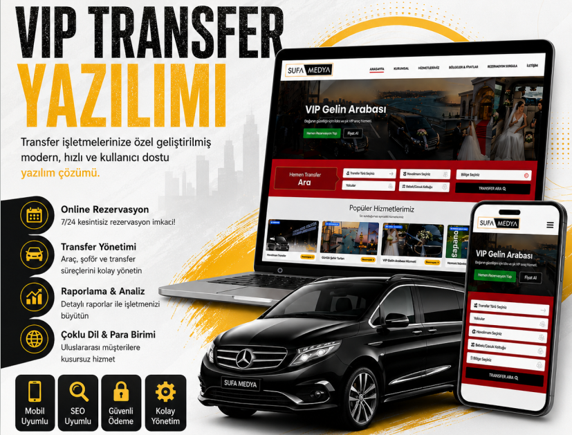 vip transfer firması yazılımı